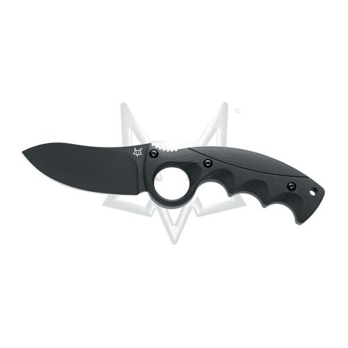 Fox / Russ Kommer Alaskan Hunter Fixed Black Knife G10-rage en acier hydroglider noir