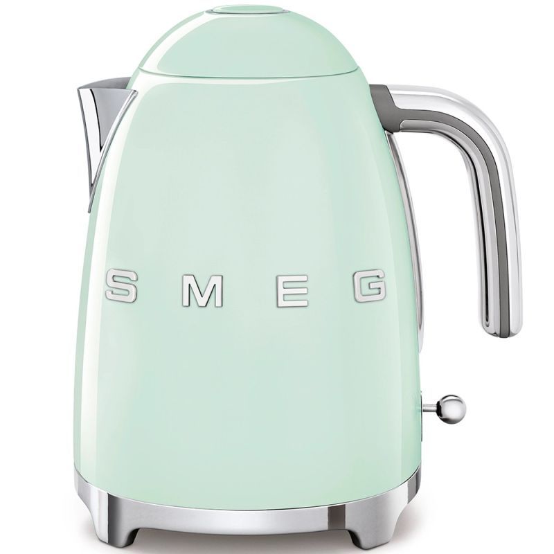 SMEG Bouilloire 1.7L 7 Tasses Arrêt Automatique Design année 50 Vert d'eau