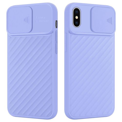 Cadorabo Housse Compatible Avec Apple Iphone Xr En Mat Violet - Étui De Protection En Silicone Tpu Flexible Et Avec Protection Pour Appareil Photo