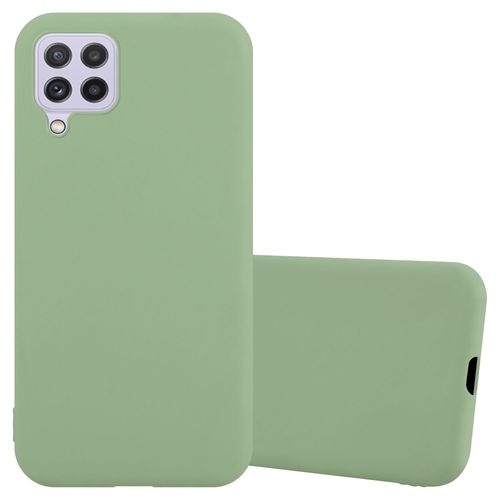 Cadorabo Housse Compatible Avec Samsung Galaxy A22 4g / M22 / M32 4g En Candy Vert Pastel - Étui De Protection En Silicone Tpu Flexible