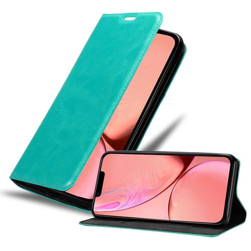 Cadorabo Housse Compatible Avec Apple Iphone 13 Pro Max En Turquoise Pétrole - Étui De Protection Avec Fermeture Magnétique, Fonction De Support Et Compartiment Pour Carte