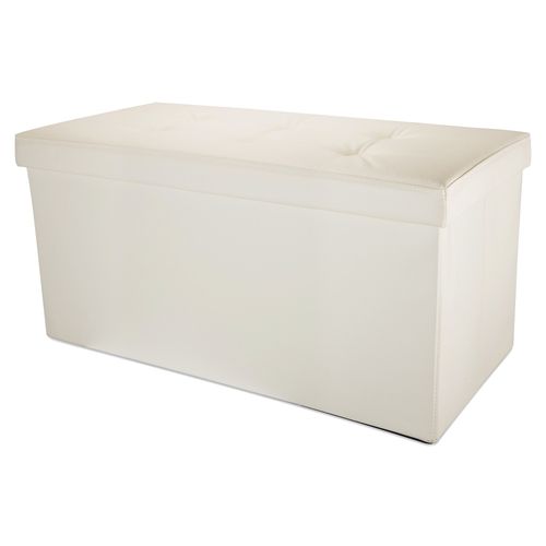Pouf Pliable 78x38x38cm Ottoman Cube Banc Seat Stool Poire Sièges Gonflables