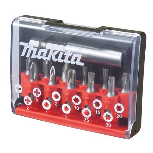jeu (12pcs) d'embouts de vissage - Makita D-31083