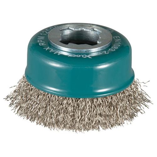 Brosse coupe à fils ondulés pour inox X-LOCK - Makita D-73346