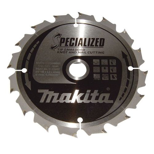 Lame de scie SPECIALIZED (B-33037) pour une coupe rapide dans le bois (Fast Cut) - Makita B-33037