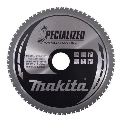 Lame de scie SPECIALIZED (B-33445) pour la coupe de la tôle d'acier fine (max. 1,5mm). Cette lame ne peut être réaffutée - Makita B-33445