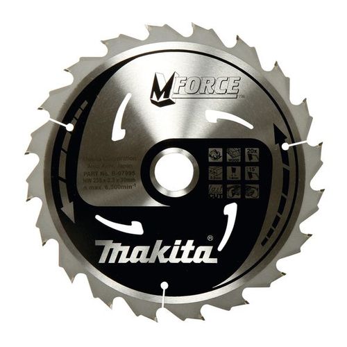 Lame de scie M-FORCE (B-31930) pour une coupe rapide dans le bois (Fast Cut) - Makita B-31930