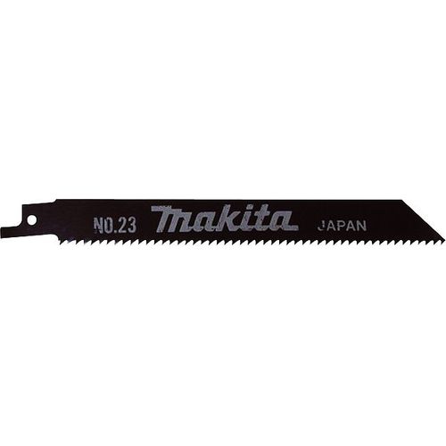 Lame de scie récipro HSS n°23, appointue et avoyée. Pour le bois (5-80mm) - Makita 792148-9