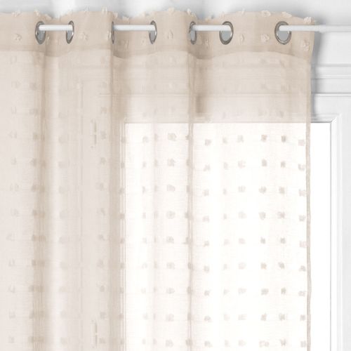 Voilage Lily - 140 X 240 Cm - Couleur Lin