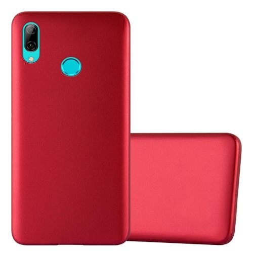 Coque Pour Honor 10 Lite / Huawei P Smart 2019 En Metallic Rouge Housse De Protection Étui En Silicone Tpu Flexible