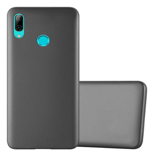 Coque Pour Honor 10 Lite / Huawei P Smart 2019 En Metallic Gris Housse De Protection Étui En Silicone Tpu Flexible
