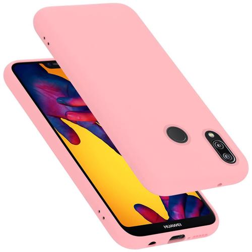 Cadorabo Housse Compatible Avec Huawei P20 Lite 2018 / Nova 3e En Liquid Pink - Étui De Protection En Silicone Tpu Flexible