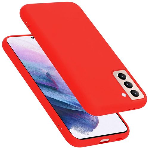 Cadorabo Housse Compatible Avec Samsung Galaxy S21 Plus En Liquid Red - Étui De Protection En Silicone Tpu Flexible