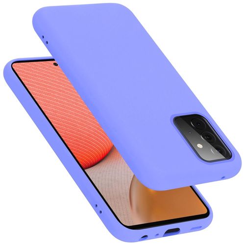 Cadorabo Housse Compatible Avec Samsung Galaxy A72 4g / 5g En Liquid Light Purple - Étui De Protection En Silicone Tpu Flexible