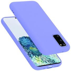 Cadorabo Housse Compatible Avec Samsung Galaxy S20 Fe En Liquid Light Purple - Étui De Protection En Silicone Tpu Flexible