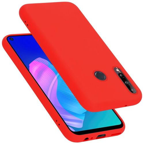 Cadorabo Housse Compatible Avec Huawei P40 Lite E En Liquid Red - Étui De Protection En Silicone Tpu Flexible