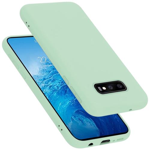 Cadorabo Housse Compatible Avec Samsung Galaxy S10e En Liquid Light Green - Étui De Protection En Silicone Tpu Flexible