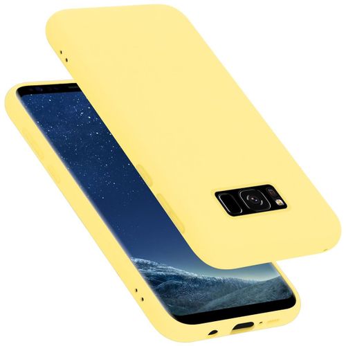 Cadorabo Housse Compatible Avec Samsung Galaxy S8 Plus En Liquid Yellow - Étui De Protection En Silicone Tpu Flexible