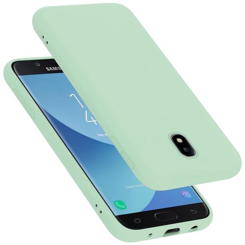 Cadorabo Housse Compatible Avec Samsung Galaxy J5 2017 En Liquid Light Green - Étui De Protection En Silicone Tpu Flexible