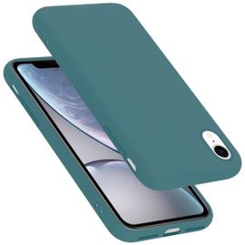 Cadorabo Housse Compatible Avec Apple Iphone Xr En Liquid Green - Étui De Protection En Silicone Tpu Flexible