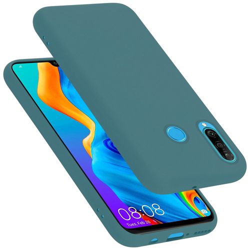 Cadorabo Housse Compatible Avec Huawei P30 Lite En Liquid Green - Étui De Protection En Silicone Tpu Flexible