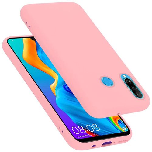 Cadorabo Housse Compatible Avec Huawei P30 Lite En Liquid Pink - Étui De Protection En Silicone Tpu Flexible