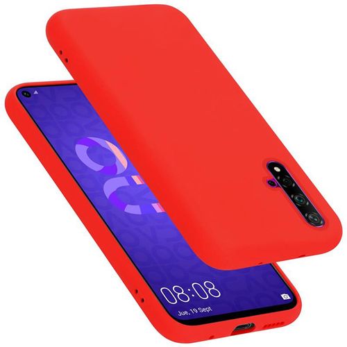 Cadorabo Housse Compatible Avec Honor 20 / 20s / Huawei Nova 5t En Liquid Red - Étui De Protection En Silicone Tpu Flexible