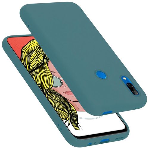 Cadorabo Housse Compatible Avec Huawei P Smart Z / Y9 Prime 2019 / Enjoy 10 Plus En Liquid Green - Étui De Protection En Silicone Tpu Flexible