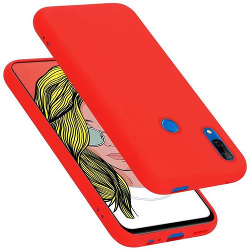 Cadorabo Housse Compatible Avec Huawei P Smart Z / Y9 Prime 2019 / Enjoy 10 Plus En Liquid Red - Étui De Protection En Silicone Tpu Flexible