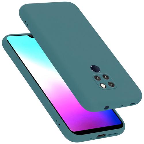 Cadorabo Housse Compatible Avec Huawei Mate 20 Lite En Liquid Green - Étui De Protection En Silicone Tpu Flexible