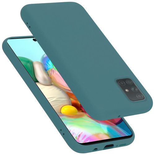 Cadorabo Housse Compatible Avec Samsung Galaxy A51 4g / M40s En Liquid Green - Étui De Protection En Silicone Tpu Flexible