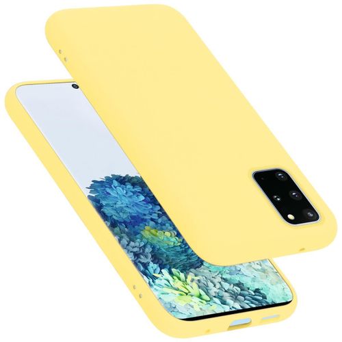 Cadorabo Housse Compatible Avec Samsung Galaxy S20 Plus En Liquid Yellow - Étui De Protection En Silicone Tpu Flexible