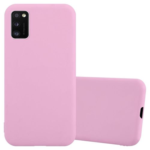 Cadorabo Housse Compatible Avec Samsung Galaxy A41 En Candy Rose Vif - Étui De Protection En Silicone Tpu Flexible