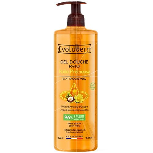 Evoluderm - Gel Douche Soyeux Huile Précieuse - 500ml 