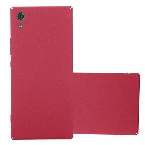 Coque Pour Sony Xperia Xa1 En Frosty Rouge Hard Case Housse De Protection Étui À L'aspect Givré Contre Les Rayures Et Les Chocs