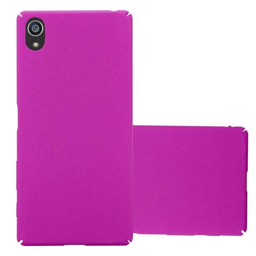 Cadorabo Housse Compatible Avec Sony Xperia Z5 En Frosty Rose Vif - Hard Case Étui De Protection À L'aspect Givré Contre Les Rayures Et Les Chocs
