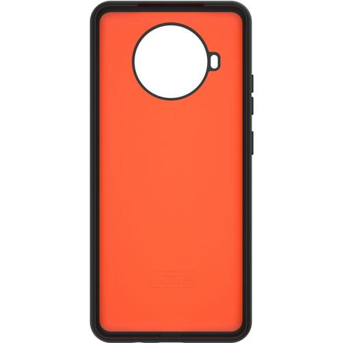 Modelabs Protection Pack 360° - Coque De Protection Pour Téléphone Portable - Polyuréthanne Thermoplastique (Tpu) - Noir Avec Intérieur Orange - Pour Xiaomi Mi 10t Lite