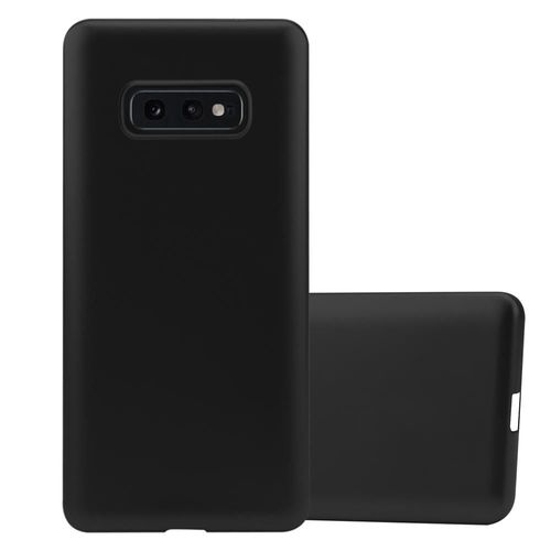 Cadorabo Housse Compatible Avec Samsung Galaxy S10e En Metallic Noir - Étui De Protection En Silicone Tpu Flexible