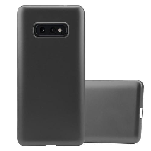 Cadorabo Housse Compatible Avec Samsung Galaxy S10e En Metallic Gris - Étui De Protection En Silicone Tpu Flexible