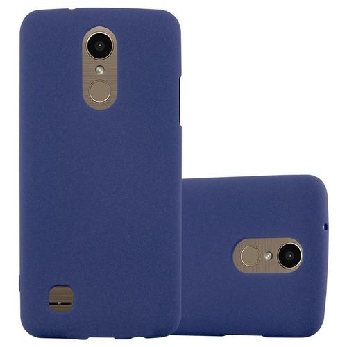 Coque Pour Lg K10 2017 En Frost Bleu Foncé Housse De Protection Étui En Silicone Tpu Flexible
