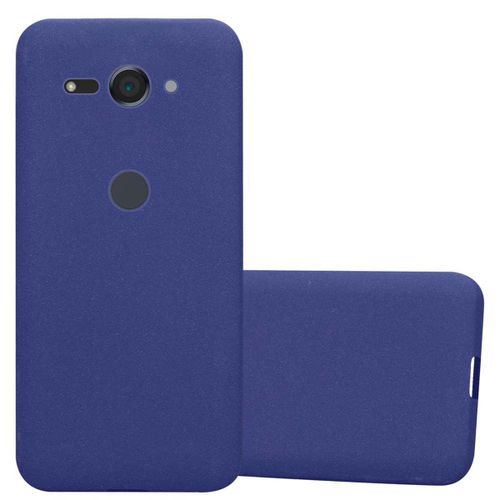 Coque Pour Sony Xperia Xz2 Compact En Frost Bleu Foncé Housse De Protection Étui En Silicone Tpu Flexible