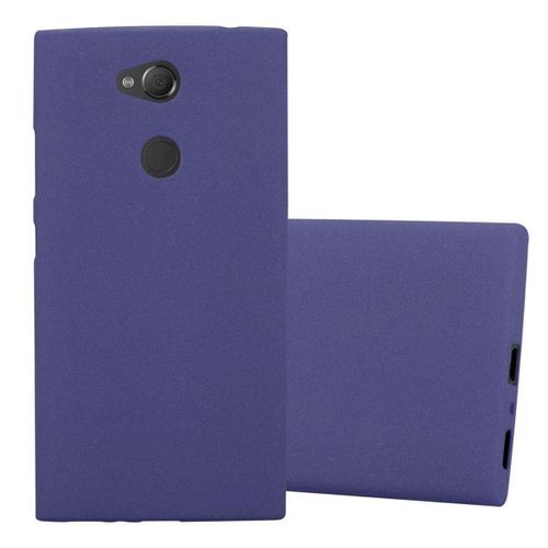Coque Pour Sony Xperia L2 En Frost Bleu Foncé Housse De Protection Étui En Silicone Tpu Flexible