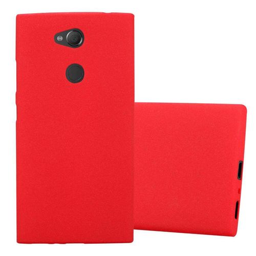 Cadorabo Housse Compatible Avec Sony Xperia L2 En Frost Rouge - Étui De Protection En Silicone Tpu Flexible