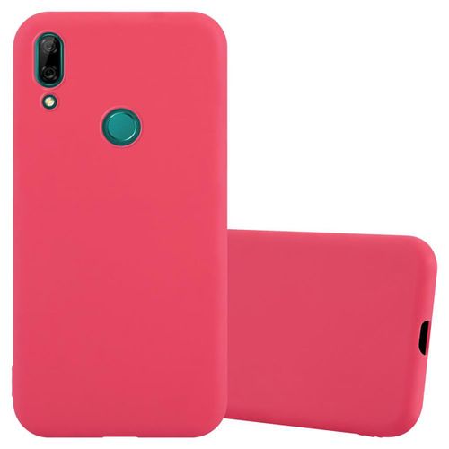 Cadorabo Housse Compatible Avec Huawei P Smart Z / Y9 Prime 2019 / Enjoy 10 Plus En Candy Rouge - Étui De Protection En Silicone Tpu Flexible