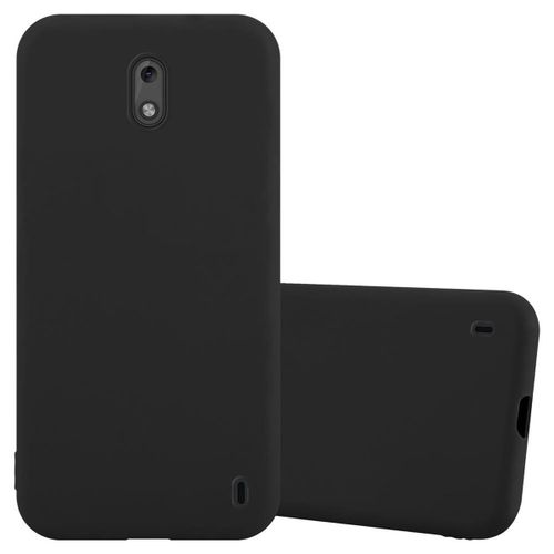 Cadorabo Housse Compatible Avec Nokia 2 2017 En Candy Noir - Étui De Protection En Silicone Tpu Flexible