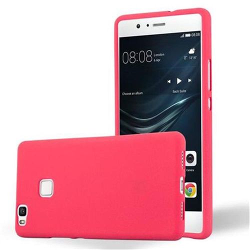 Cadorabo Housse Compatible Avec Huawei P9 Lite 2016 / G9 Lite En Frost Rouge - Étui De Protection En Silicone Tpu Flexible
