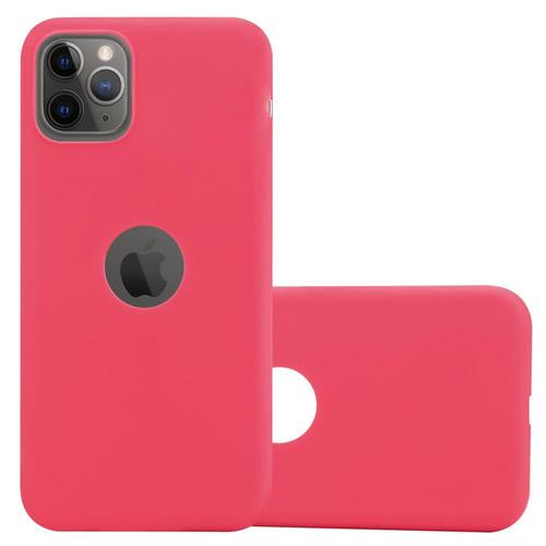 Cadorabo Housse Compatible Avec Apple Iphone 11 Pro En Candy Rouge - Étui De Protection En Silicone Tpu Flexible