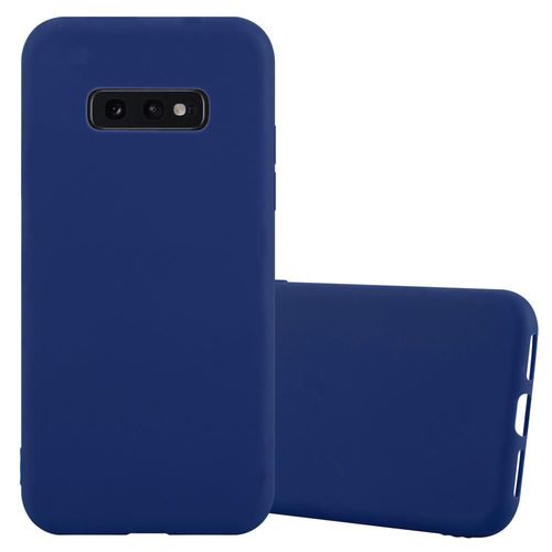 Cadorabo Housse Compatible Avec Samsung Galaxy S10e En Candy Bleu Foncé - Étui De Protection En Silicone Tpu Flexible