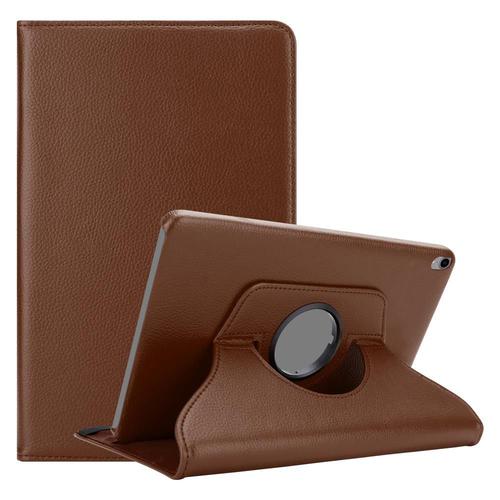 Cadorabo Housse Pour Tablette Compatible Avec Apple Ipad Pro 2018 (12.9 Zoll) En Brun Champignon - Étui De Protection Avec Auto Wake Up Avec Fonction De Support Et Fermeture Par Bande Élastique