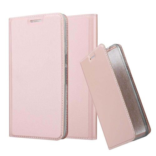 Cadorabo Housse Compatible Avec Huawei Google Nexus 6p En Classy Or Rosé - Étui De Protection Avec Fermeture Magnétique, Fonction De Support Et Compartiment Pour Carte
